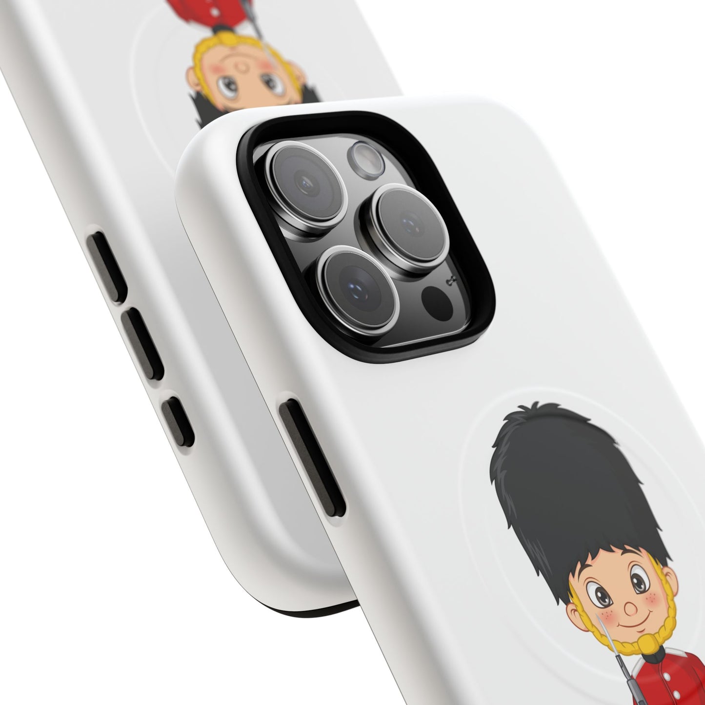 Cute Royal Guard Magnetic Phone Case, Kid's Phone Cover, Tough Magnetic Cases, Unique Gift for Kids, Birthday Gift Ideas