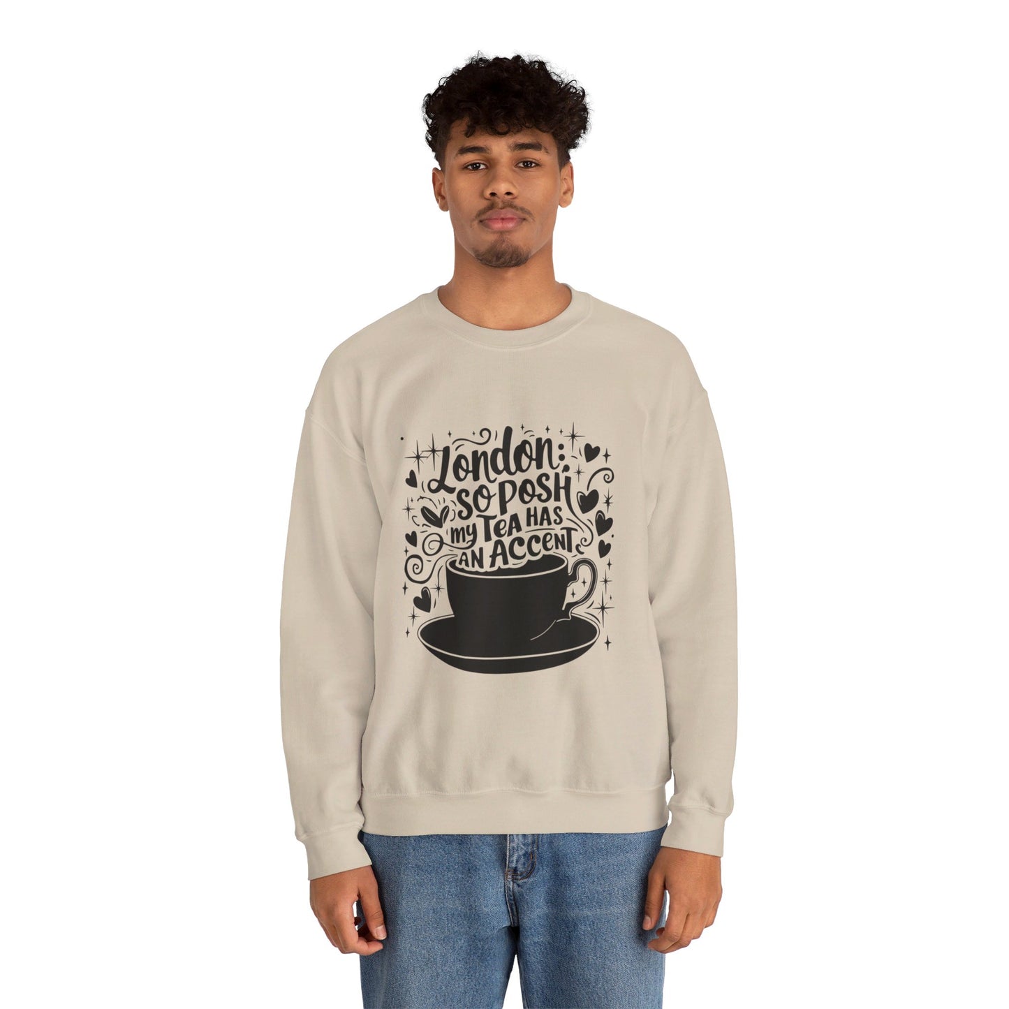 Unisex Heavy Blend™ Crewneck Sweatshirt Classy - London's Nostalgic Tea