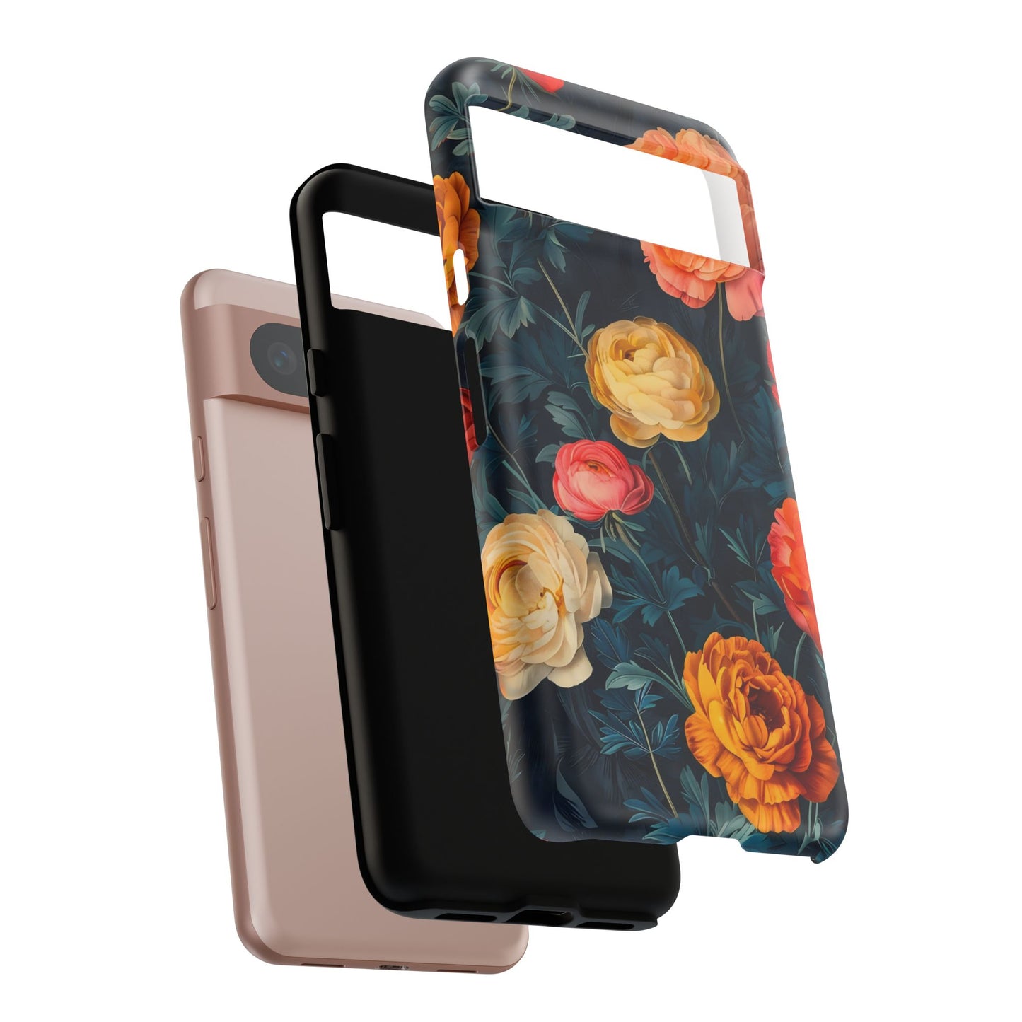 Floral Phone Case, Tough Cases for Phone Protection, Gift for Flower Lovers, Floral Designs, Spring Decor