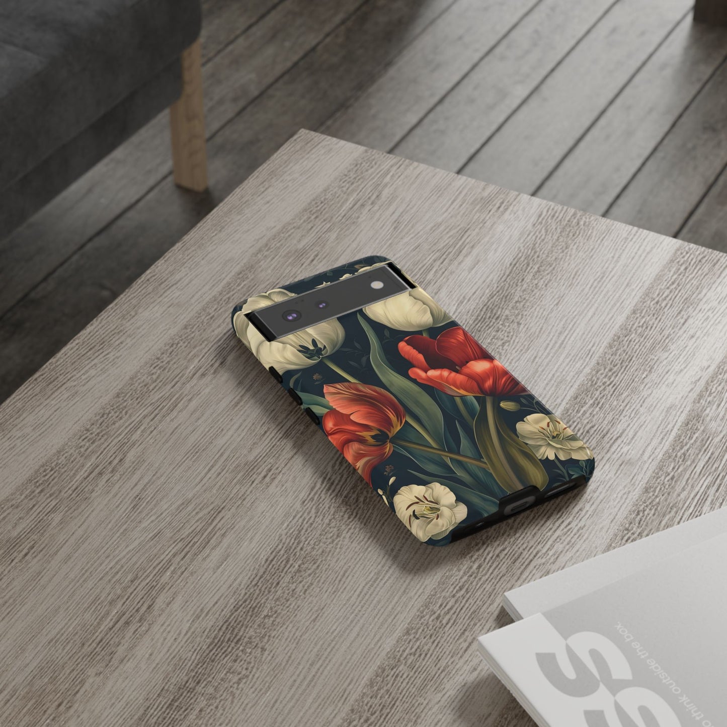 White Flower Tough Cases