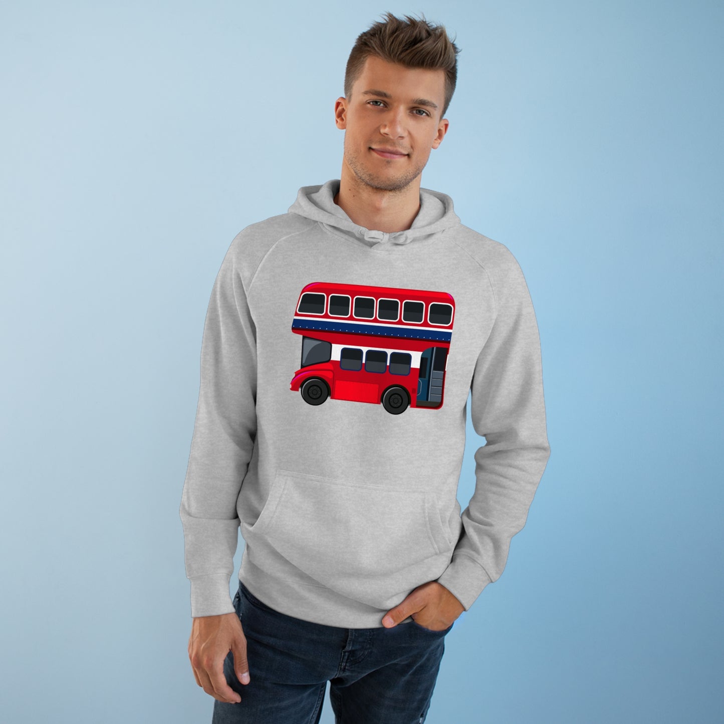 Unisex Hoodie - London Transport English Bus