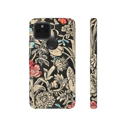 Floral Phone Case, Tough Cases, Flower Design, Gift for Her, Spring Accessory, Unique Phone Cover, Eco-Friendly