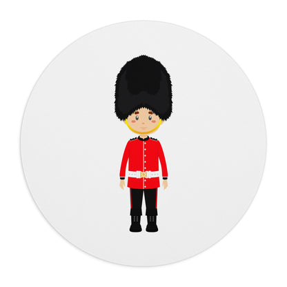 Cute Royal Guard Mouse Pad, British Theme Desk Accessory, Office Gift, Gamer Mat, Computer Pad, Unique Home Decor, Fun Workspace Decor
