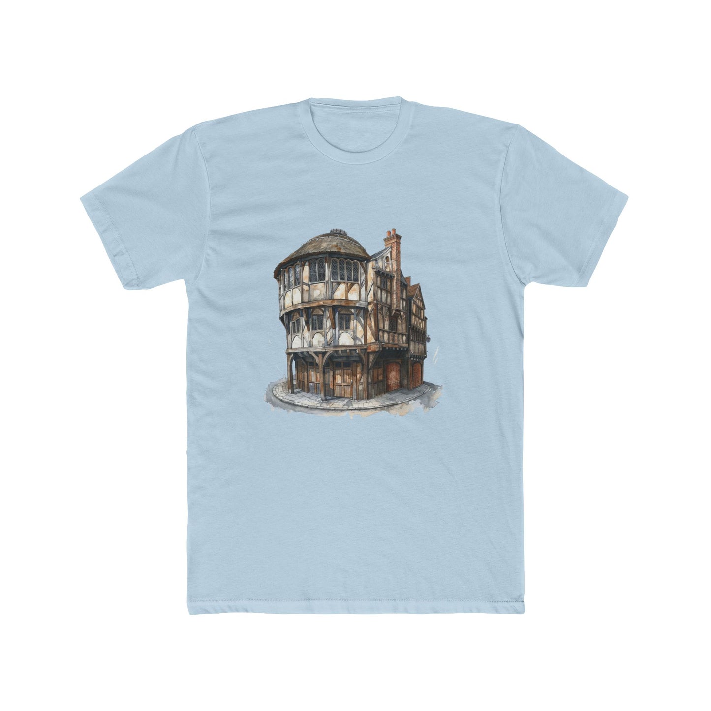 London Pub Interior - Cozy Unisex Cotton Crew Tee