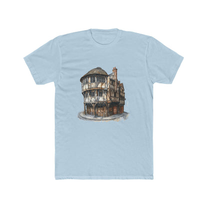 London Pub Interior - Cozy Unisex Cotton Crew Tee