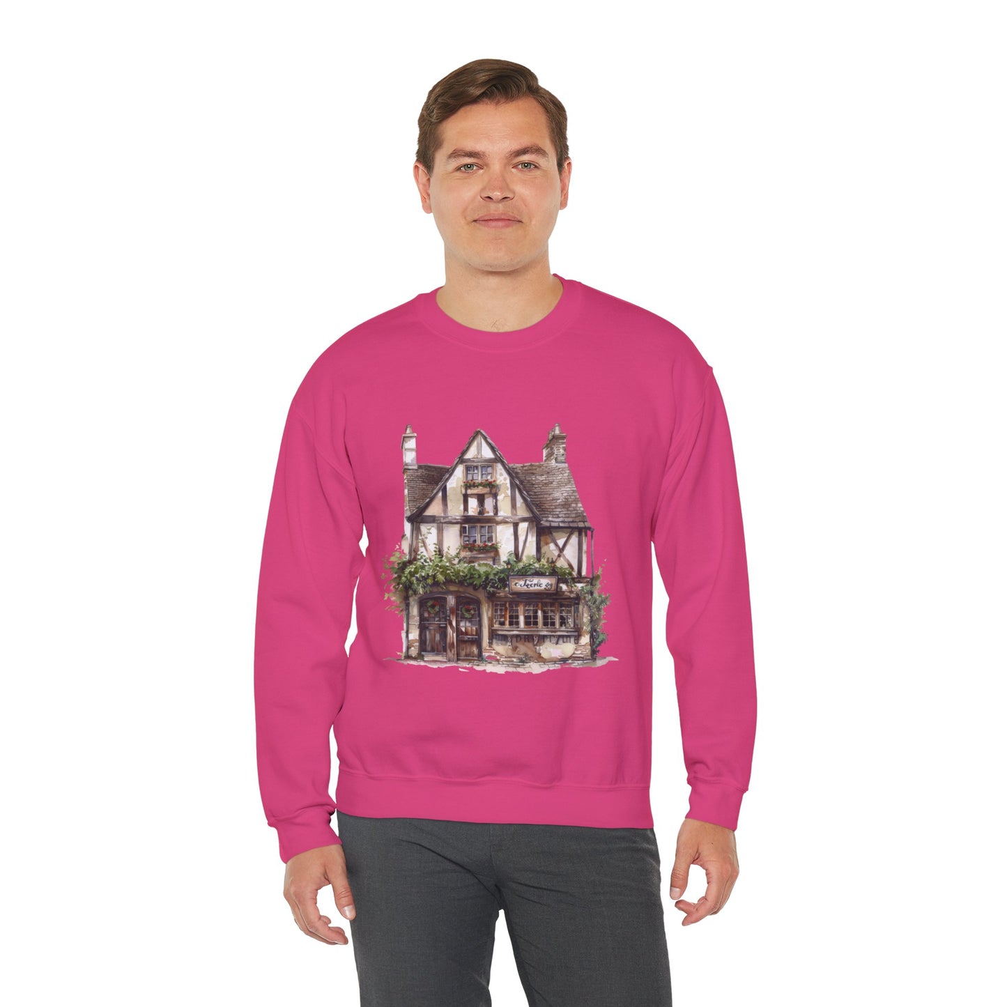 Unisex Heavy Blend™ Crewneck Sweatshirt Peaceful - British Historic House
