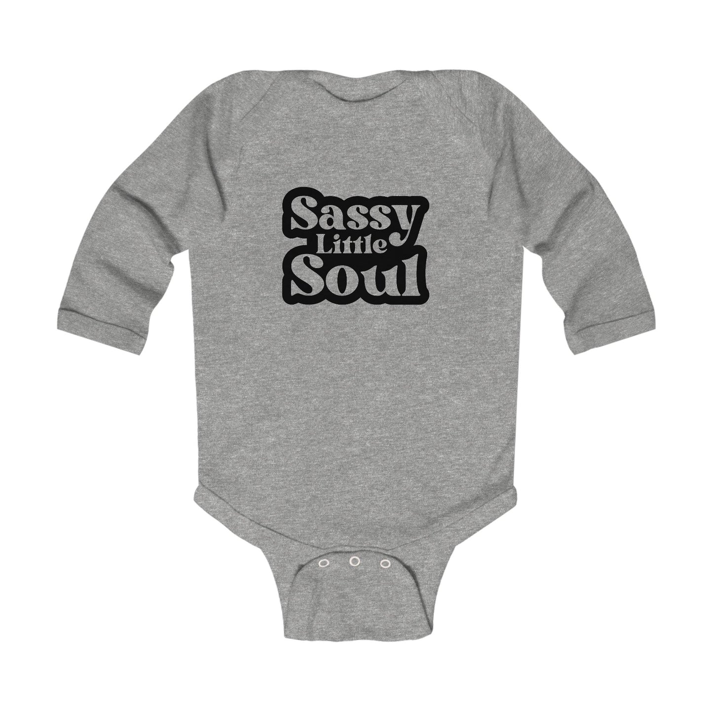 Sassy Little Soul Infant Long Sleeve Bodysuit - Playful Baby Apparel