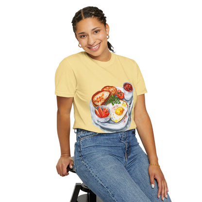 Unisex Garment-Dyed T-shirt - Hearty & Wholesome - Classic British Cuisin