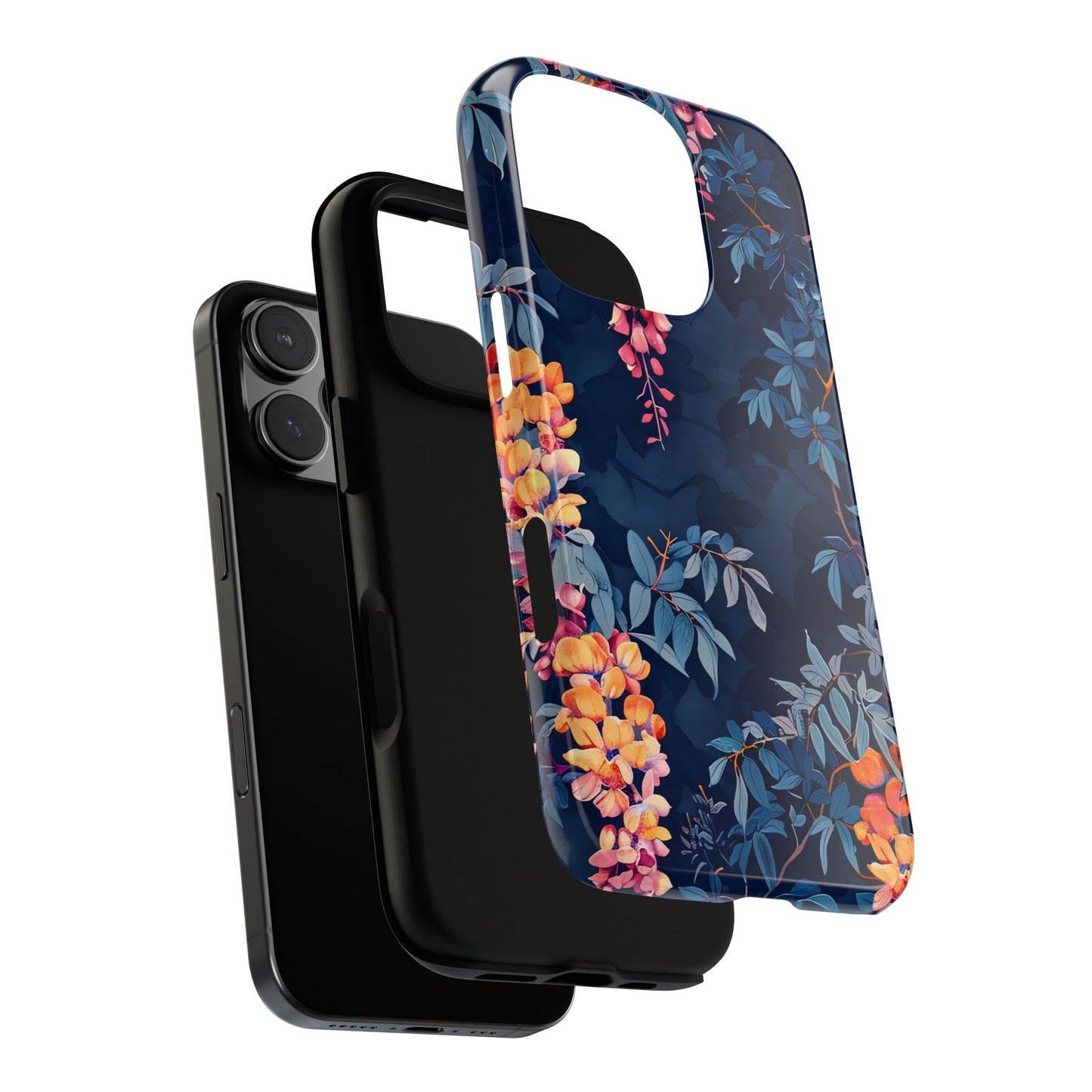 Floral iPhone Case, Tough Phone Cover, Gift for Her, Nature Lover Accessory, Spring Decor, Unique Floral Design