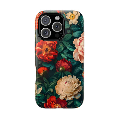 Floral Phone Case - Tough Cases, Vibrant Protection, Gift for Her, Cute Floral Design, Trendy Accessory, Perfect for Spring