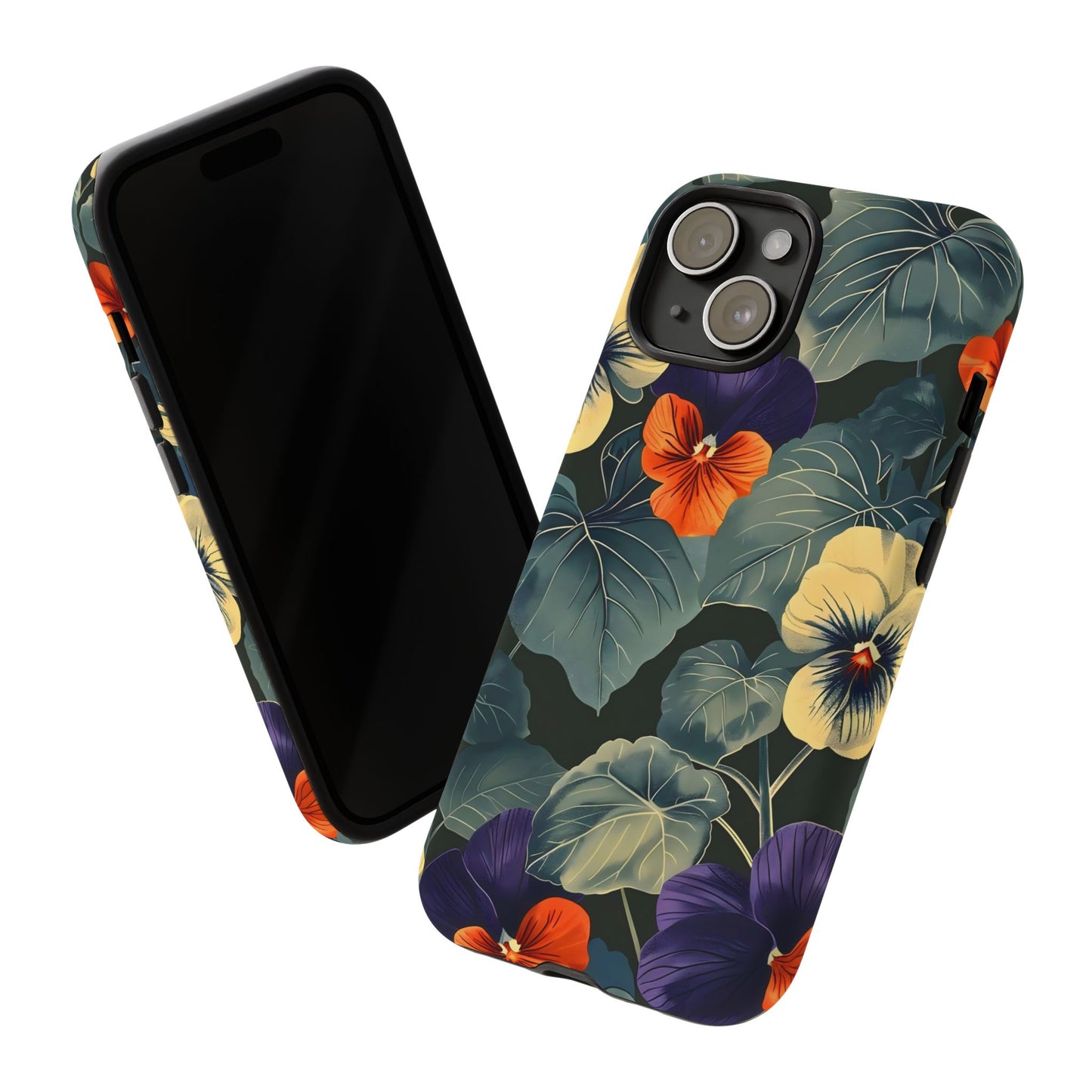 Tough Cases Floral iPhone Case, Tough Phone Cover, Stylish Floral Design, Gift for Her, Summer Vibe, Durable Protective Case