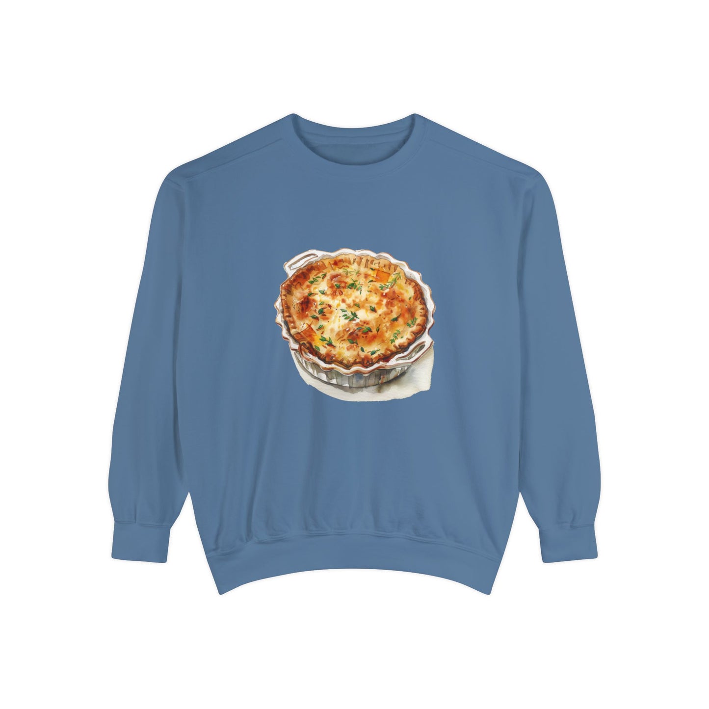 Unisex Garment-Dyed Sweatshirt - British Food Traditional Dishes and Culinary Delights