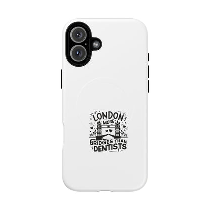 London Bridge Magnetic Phone Case, Tough Phone Cover, Stylish Accessory for Travelers, Great Gift for London Lovers, Unique Tech Accessory