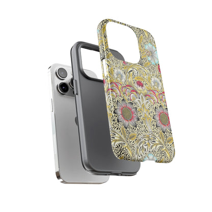 Floral Phone Case - Tough Cases, Floral Design, Stylish, Protective, Unique Gift for Her, Phone Accessories