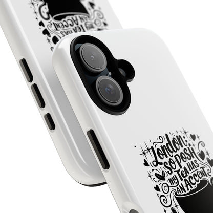 Posh Tea iPhone Case - London Accent Design