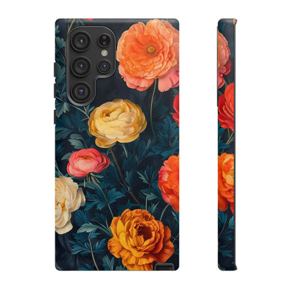 Floral Phone Case - Tough Cases, Stylish Protection, Gift for Flower Lovers, Customizable Cover, Floral Design Mobile Accessory