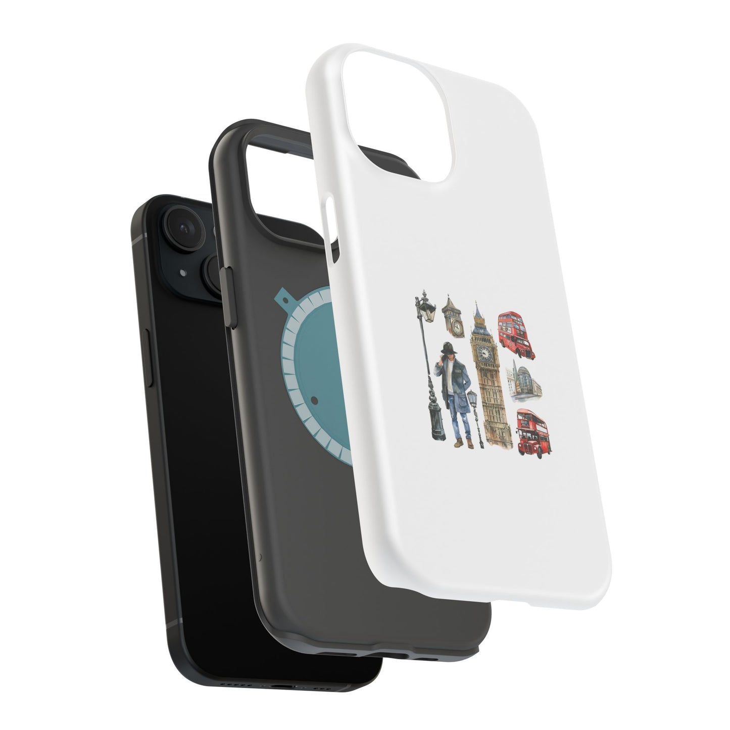 London-Inspired Magnetic Tough Cases | Custom Phone Covers for Travel Lovers, Gift for Friends, Unique Accessories, Phone Protection