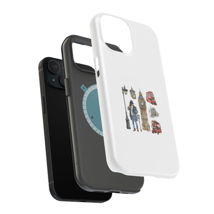 London-Inspired Magnetic Tough Cases | Custom Phone Covers for Travel Lovers, Gift for Friends, Unique Accessories, Phone Protection