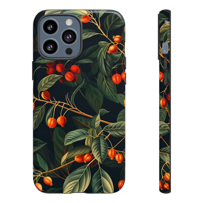 Tough Cases, Floral Phone Case, Nature-Inspired Tech, Unique Gift, Phone Accessory, Botanical Design, Fall Vibes