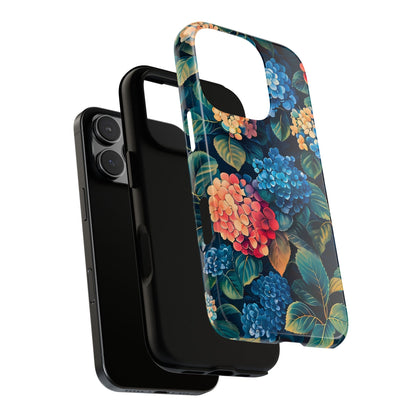 Floral Phone Case, Stylish Tough Case for Gardener Gift, Flower Lover Accessory, Pretty Floral Design, Protective Case