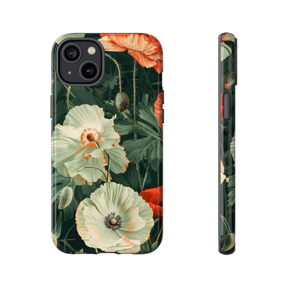 Floral Phone Case - Tough Cases, Botanical Design, Gift for Friends, Trendy Mobile Cover, Personalized Phone Accessory