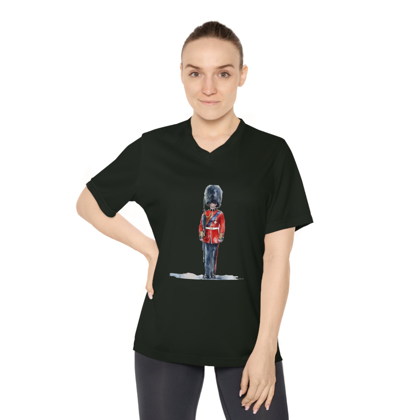 Women's Performance V-Neck T-Shirt - Stylish Activewear - Royal British Guard