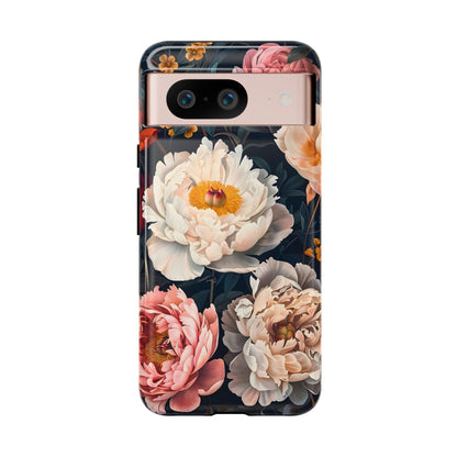 Floral Phone Case, Tough Phone Cover, Flower Design, Unique Gift for Her, Trendy Accessory, Spring Decor
