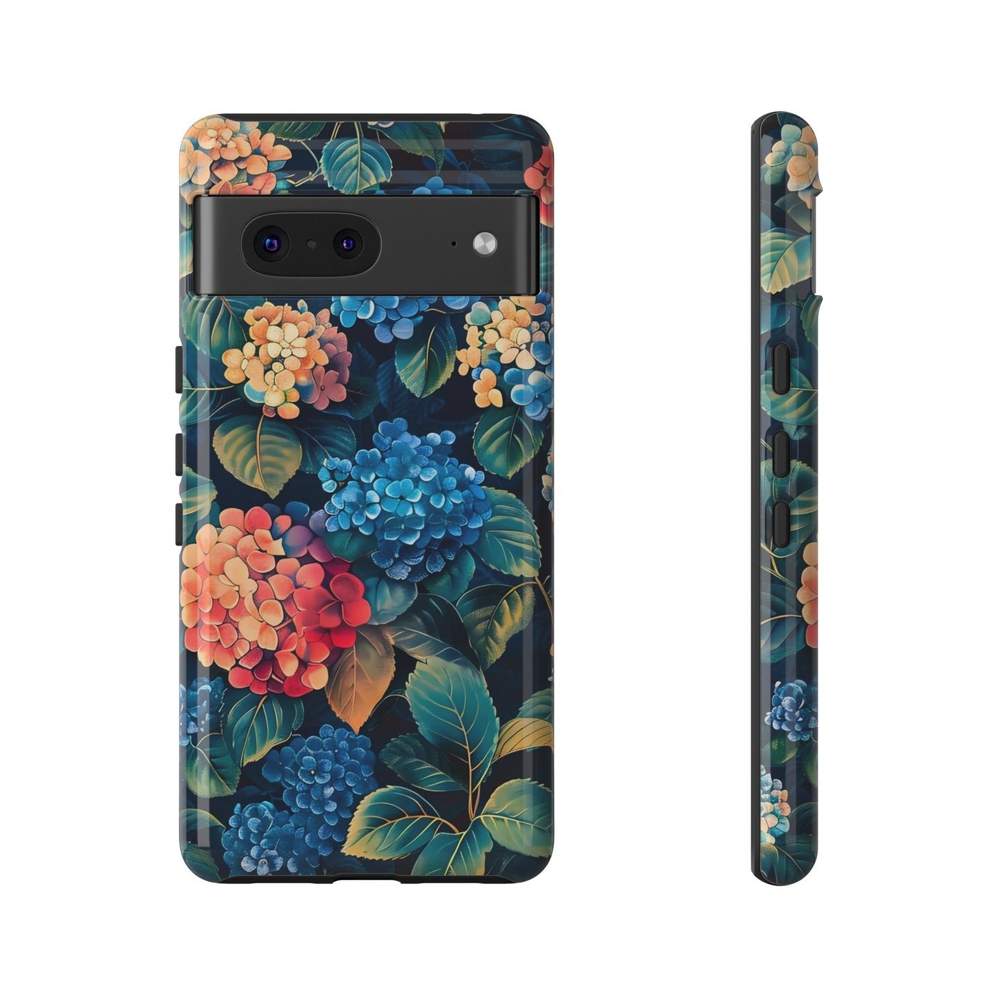 Floral Phone Case, Stylish Tough Case for Gardener Gift, Flower Lover Accessory, Pretty Floral Design, Protective Case