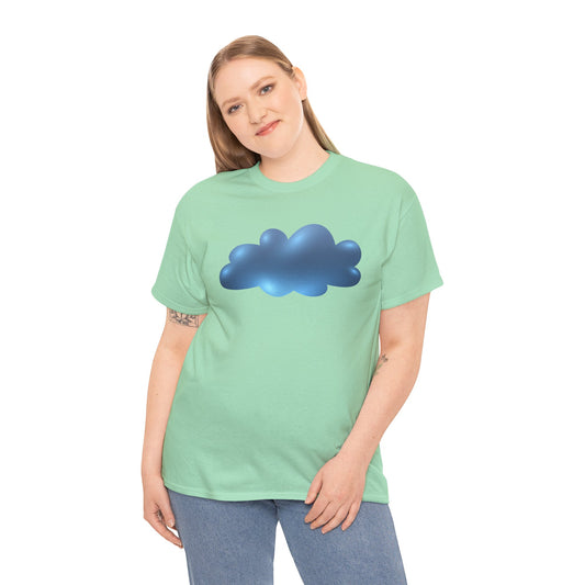 Unisex Heavy Cotton Tee - Serene Cloudscape