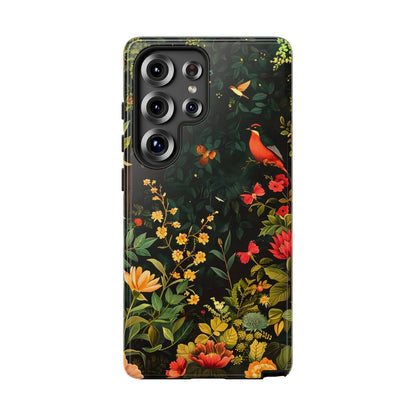 Floral Tough Phone Case, Nature-Inspired Design, Ideal for Garden Lovers, Gift for Birthdays, Christmas, Eco-Friendly Accessory