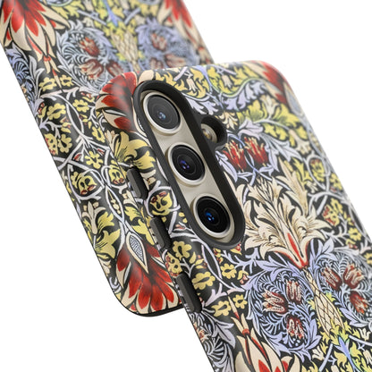Stylish Phone Case - Floral Design, Tough Cases, Gift for Her, Phone Accessories, Trendy Tech, Unique Cell Phone Cover