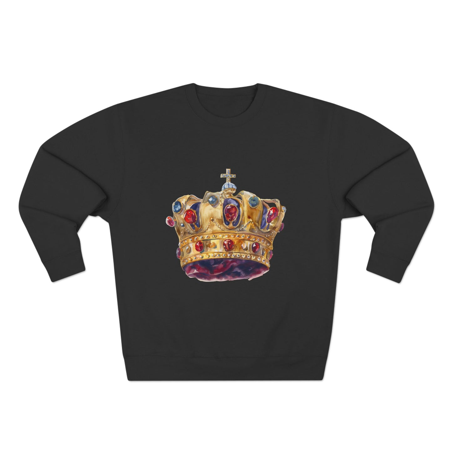 Unisex Crewneck Sweatshirt - Classy British Royal Crown