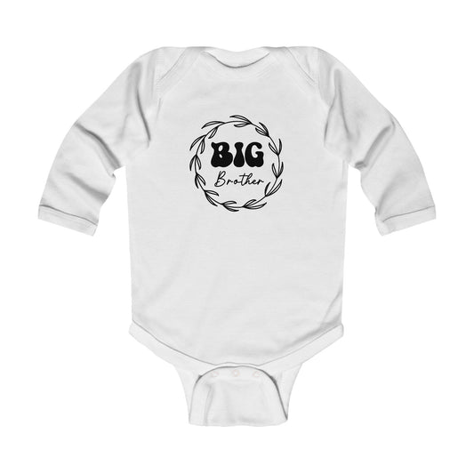 Big Brother Infant Long Sleeve Bodysuit - Cute Baby Announcement Outfit