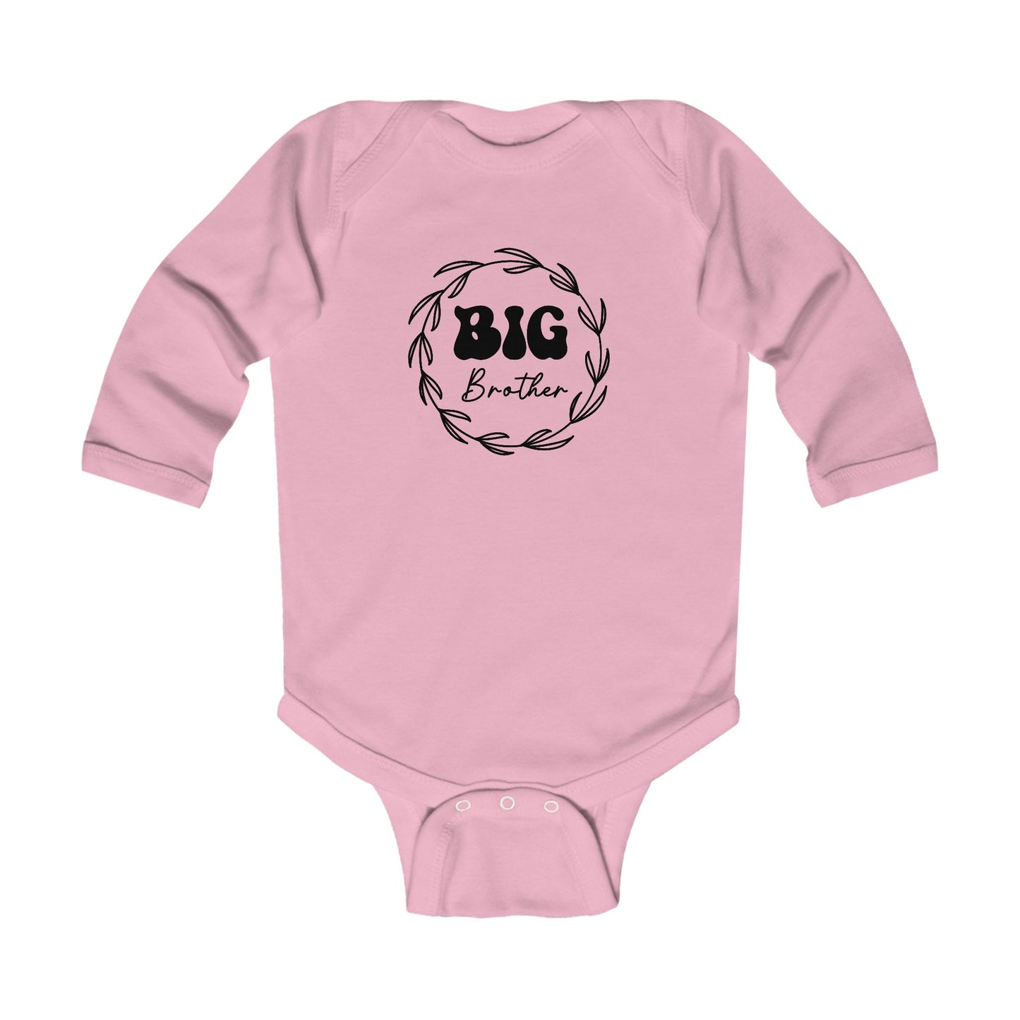 Big Brother Infant Long Sleeve Bodysuit - Cute Baby Announcement Outfit