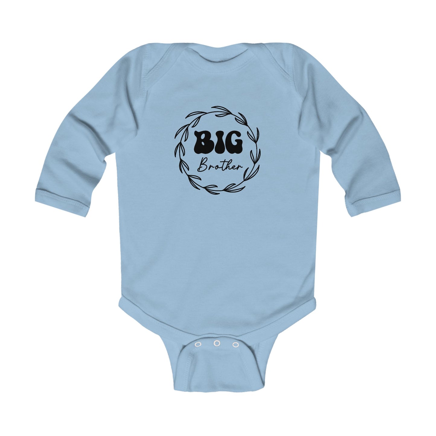 Big Brother Infant Long Sleeve Bodysuit - Cute Baby Announcement Outfit