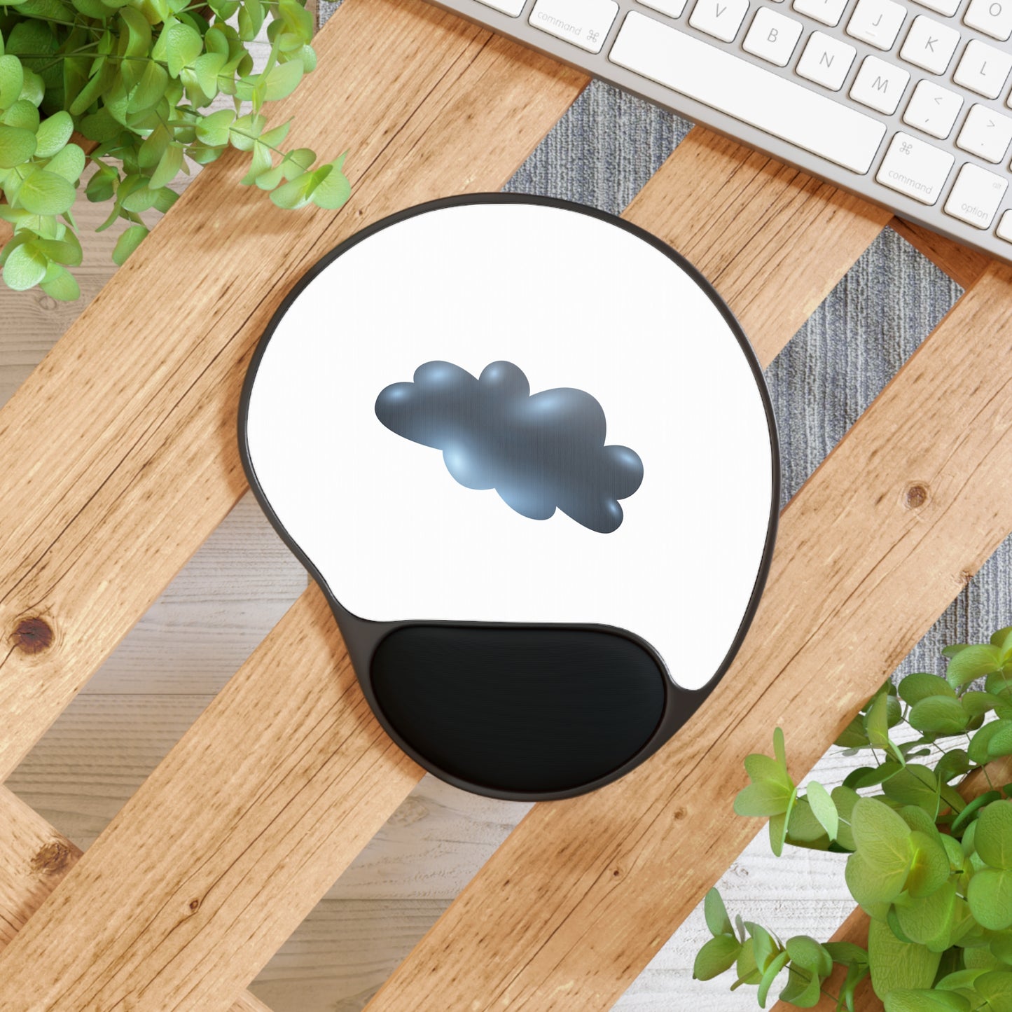 Soft Cloud Mouse Pad with Wrist Rest, Ergonomic Office Accessory, Cute Desk Decor, Gift for Gamers and Students, Home Office Essentials