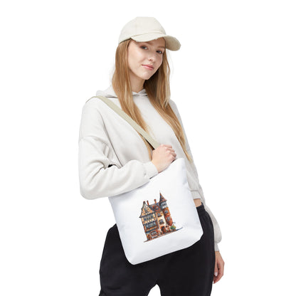 Charming Illustrated Tote Bag, Perfect for Shopping, Beach Days, Eco-Friendly, Gift for Gardeners, Art Lovers, Travel Essential