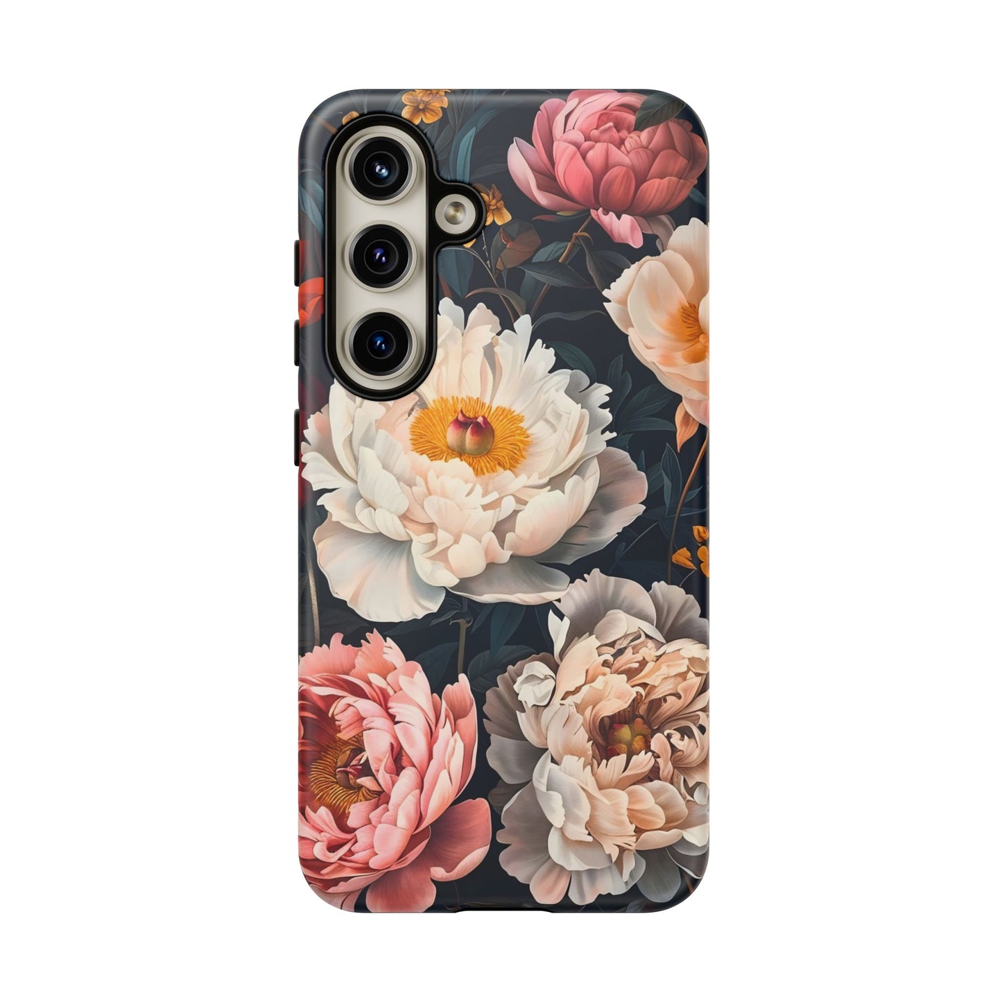 Floral Phone Case, Tough Phone Cover, Flower Design, Unique Gift for Her, Trendy Accessory, Spring Decor