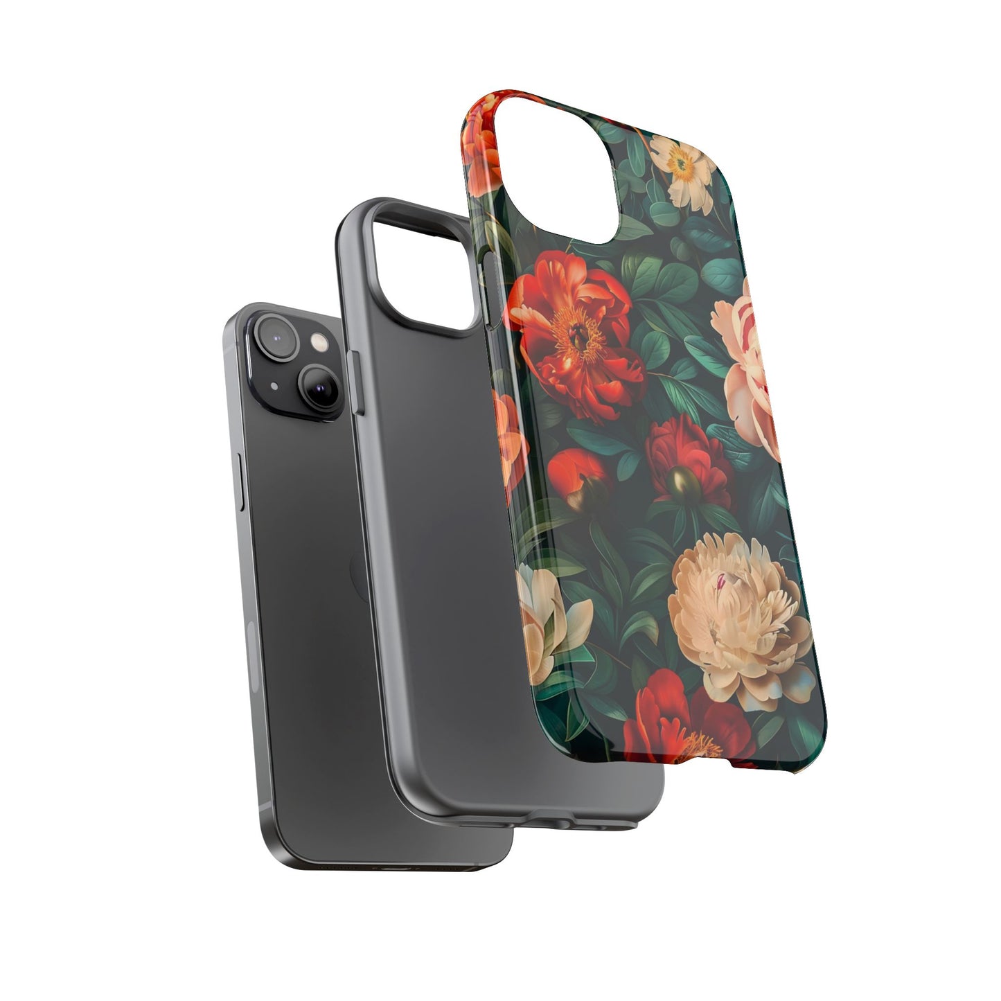 Floral Phone Case - Tough Cases, Vibrant Protection, Gift for Her, Cute Floral Design, Trendy Accessory, Perfect for Spring