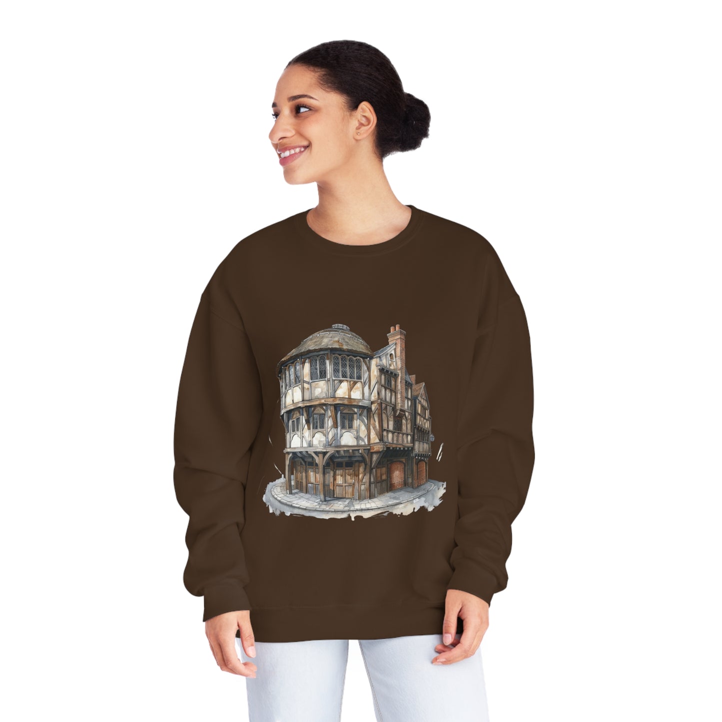 Unisex NuBlend® Crewneck Sweatshirt - A Pint of Britain - Iconic Pub Culture