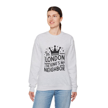 Unisex Heavy Blend™ Crewneck Sweatshirt - King is my Neighbour in London