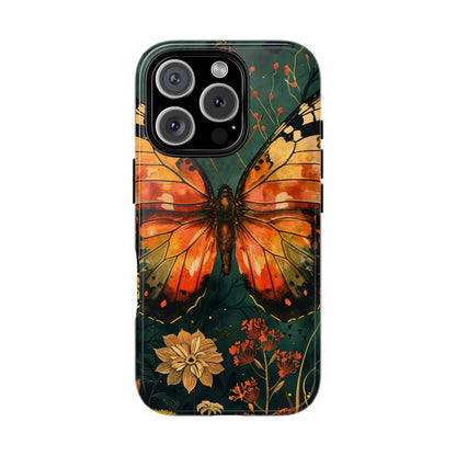 Butterfly Phone Case – Tough Cases for Nature Lovers, Floral Design, Butterfly Art, Unique Gift, Eco-Friendly Protection