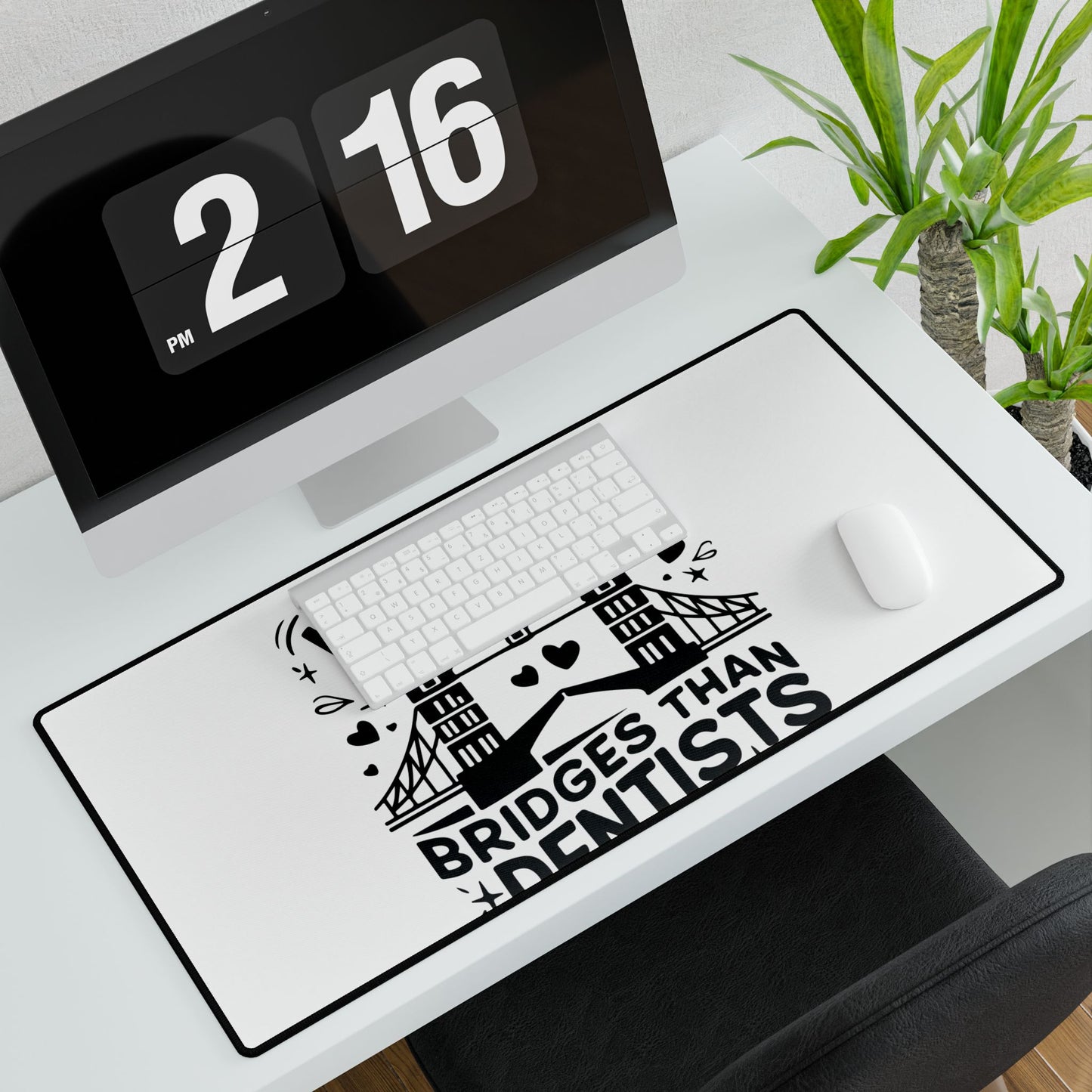 London Desk Mat - Artistic Desk Accessories, Office Decor, Unique Gift, Teacher Supplies, Home Office Essentials