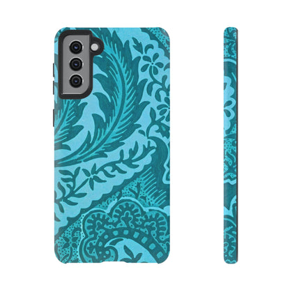 Protective Phone Case with Elegant Teal Design, Tough Cases, Floral Phone Cover, Stylish Smartphone Protection, Gifts for Her, Trendy [...]