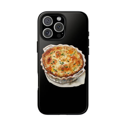 Quiche Phone Case - Funky Kitchen Decor, Foodie Gift, Chef Accessories, Culinary Art, Quirky Phone Cover