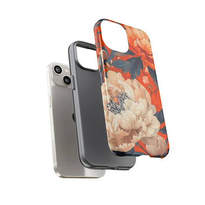 Floral Tough Case, Durable Floral Phone Case, Stylish Protection Case, Gift for Her, Spring Accessories, Mother’s Day Gift