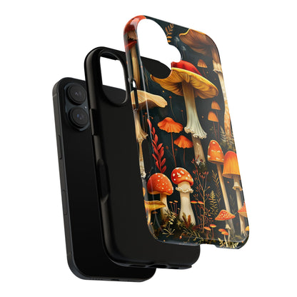 Whimsical Mushroom Phone Case | Tough Cases – Unique Nature Design, Eco-Friendly Cover, Gift for Nature Lovers, Phone Accessory, Fall Decor