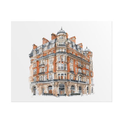 Elegant Architectural Rolled Posters, Art Prints for Home Decor, Gift for Housewarming, Wall Art for Living Room, Unique Art Decor