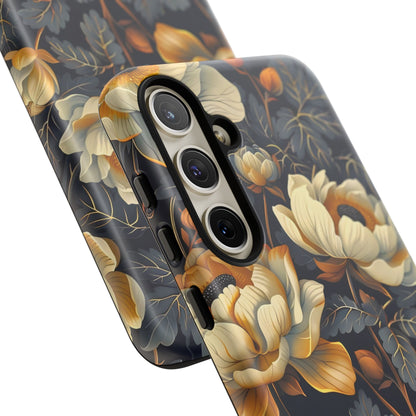 Floral Phone Case - Tough Cases, Stylish Mobile Cover, Flower Design, Holiday Gift, Trendy Accessory, Eco-Friendly Case