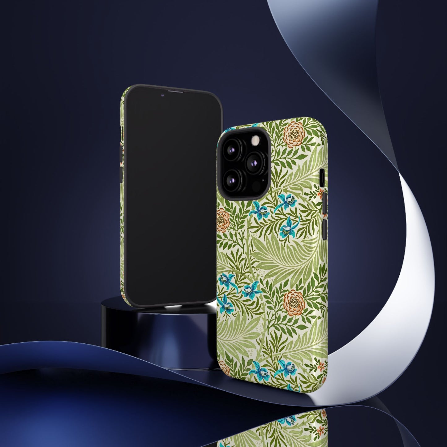 Tough Cases Phone Case, Botanical Print Phone Cover, Floral Smartphone Accessory, Nature-Inspired Tech Gear, Gift for Plant Lovers